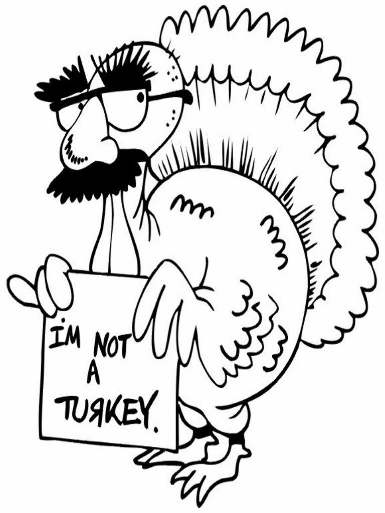 Cute Thanksgiving Coloring Sheets