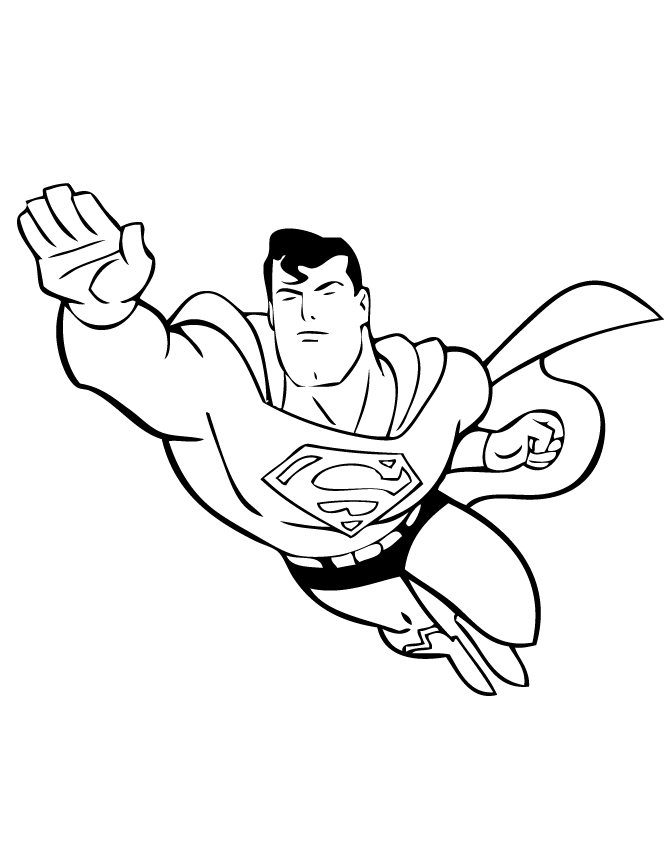 Superman Coloring Pages