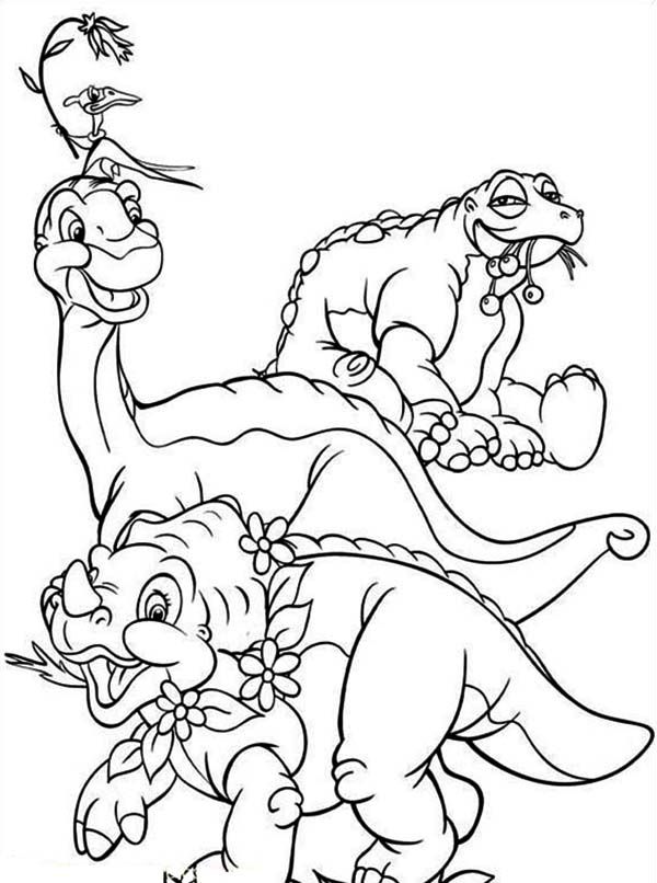 Land Before Time Coloring Pages