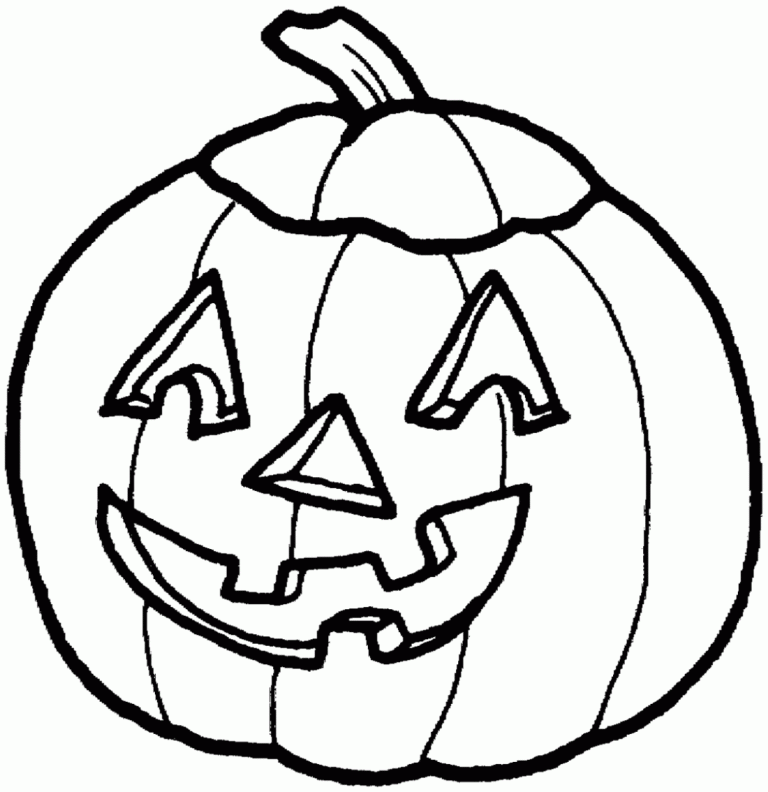 Pumpkin Coloring Pages To Print