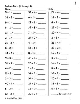 Multiplication Timed Test 2's