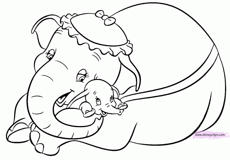 Dumbo Coloring Pages