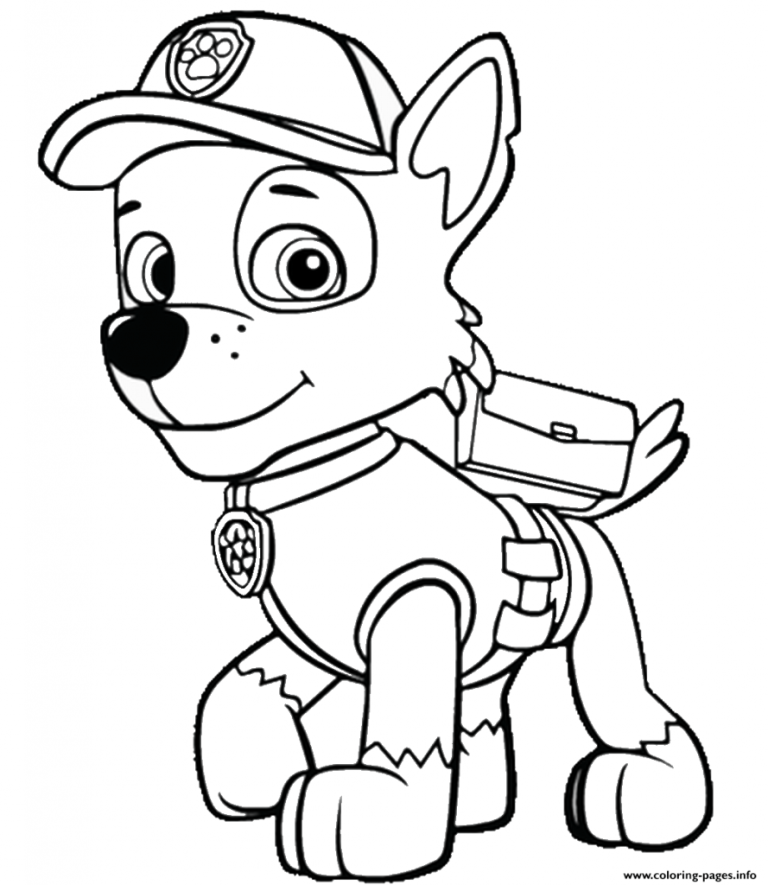 Free Paw Patrol Coloring Pages