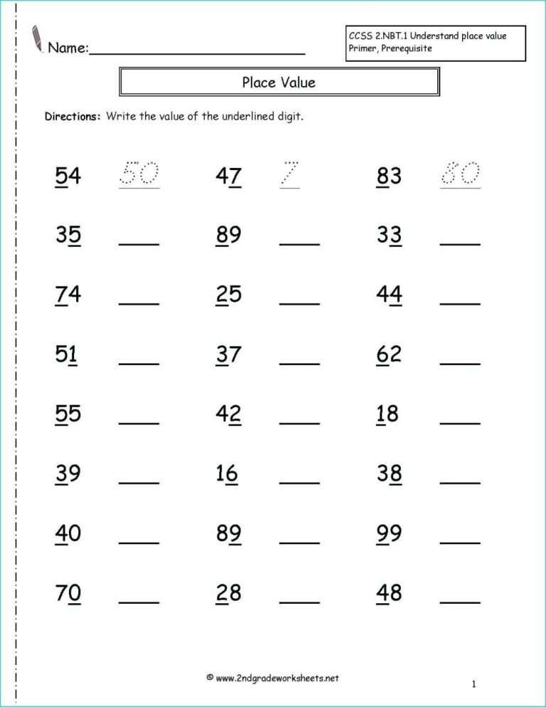 Addition And Subtraction Worksheets For Grade 2