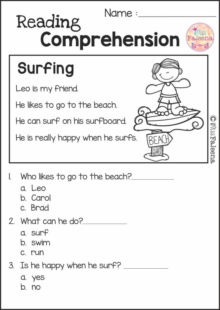 Year 2 Reading Comprehension Pdf