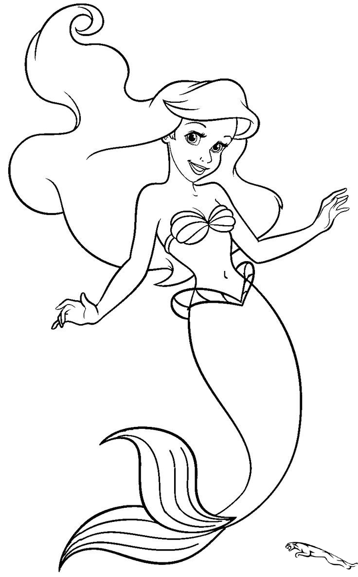 Little Mermaid Coloring Pages