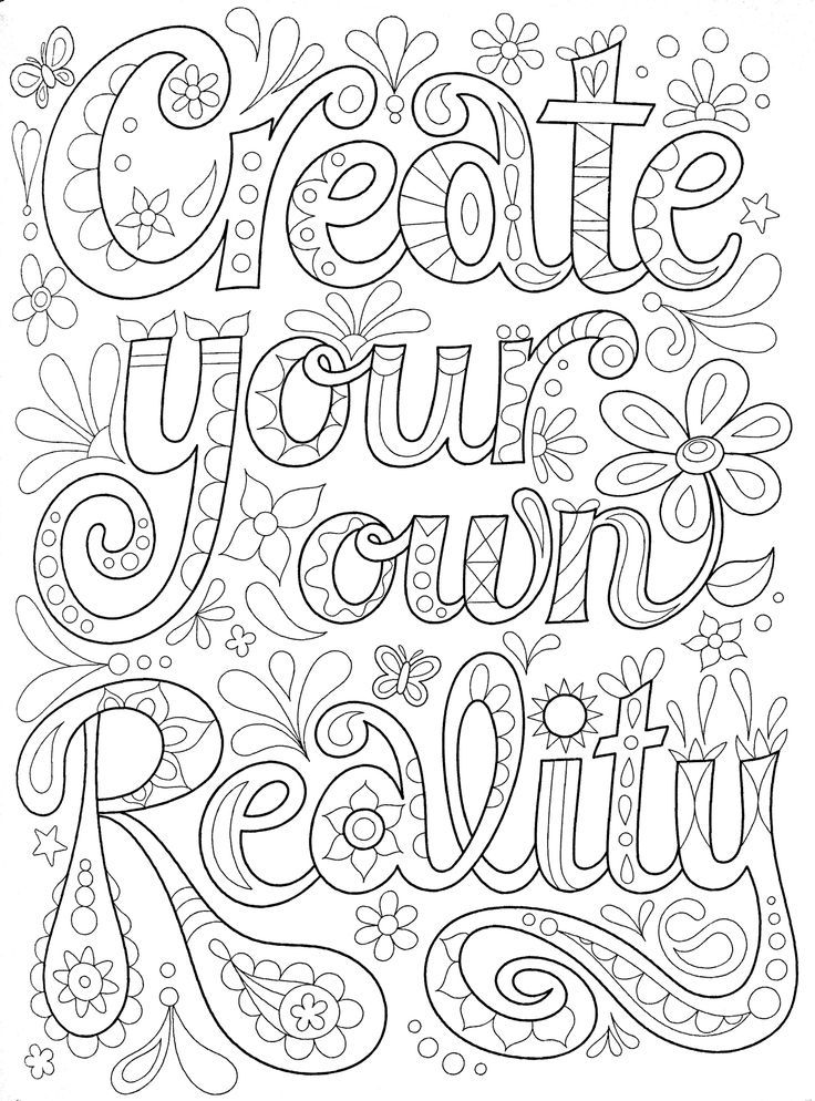 Quotes Coloring Pages