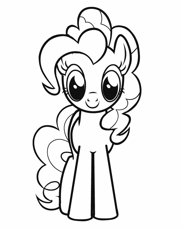 Pinkie Pie Coloring Page