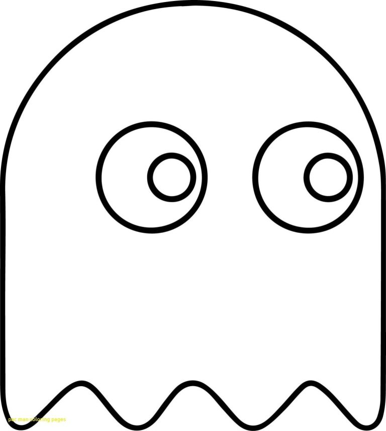 Pacman Coloring Pages