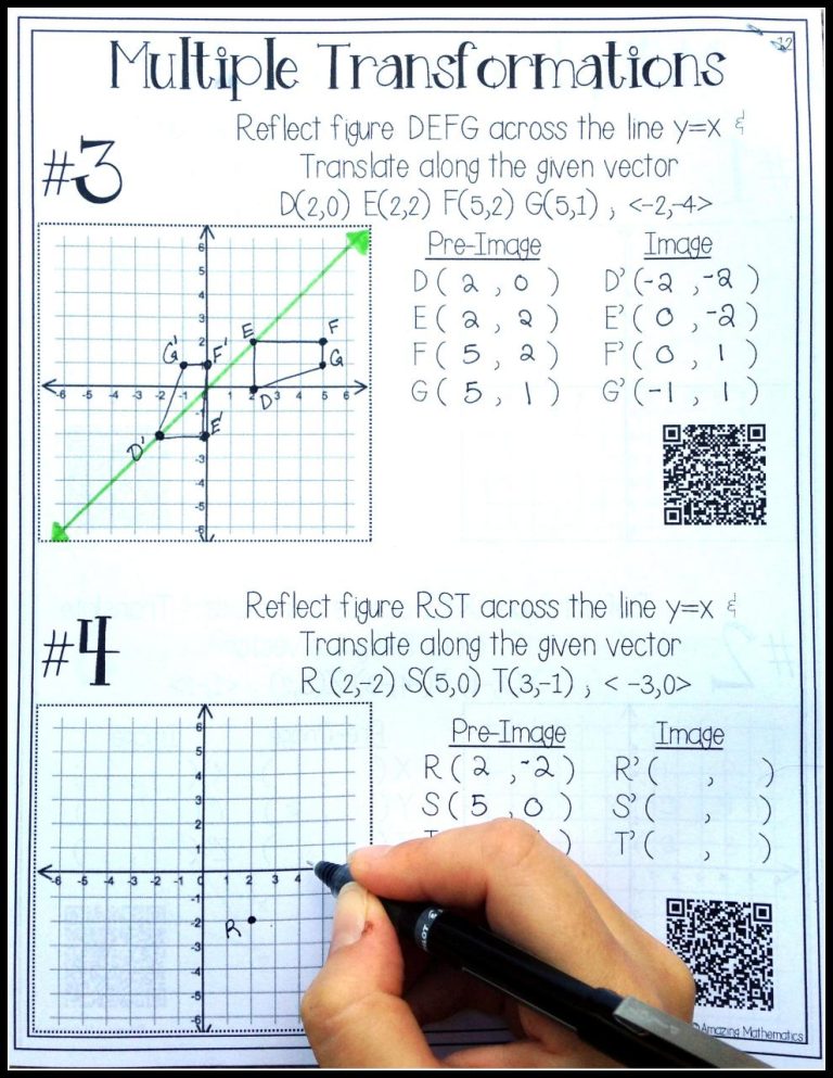 Reflection Worksheet 1 Answers