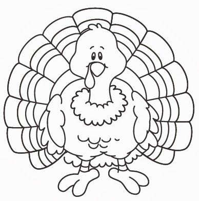 Turkey Coloring Pages Printable