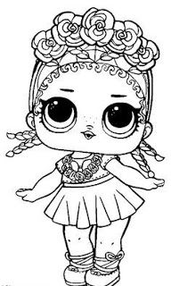 Lol Doll Colouring Pages