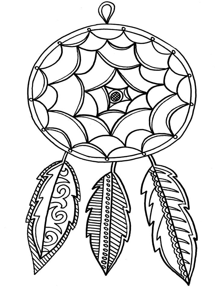 Dream Catcher Coloring Pages