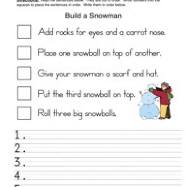 Sequence Of Events Worksheets 5th Grade