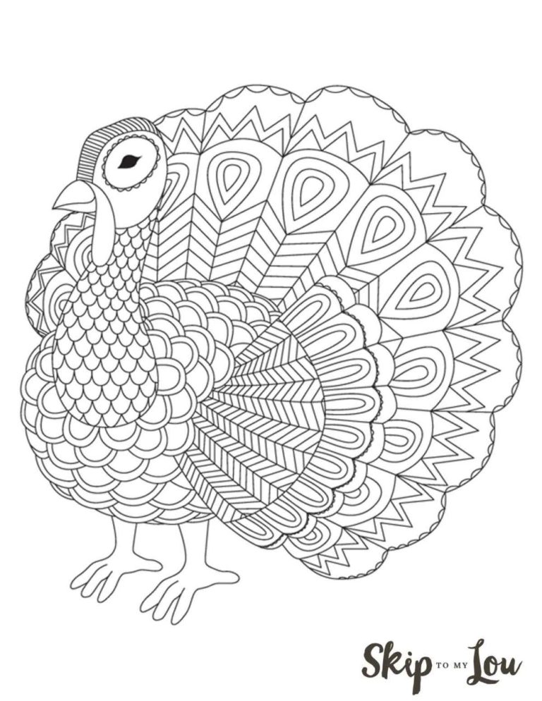 Thanksgiving Coloring Sheets