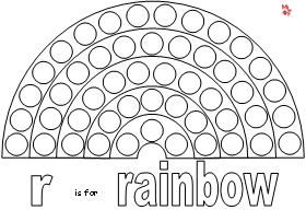 Dot Marker Printables Rainbow