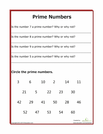 Factors Worksheet Grade 6