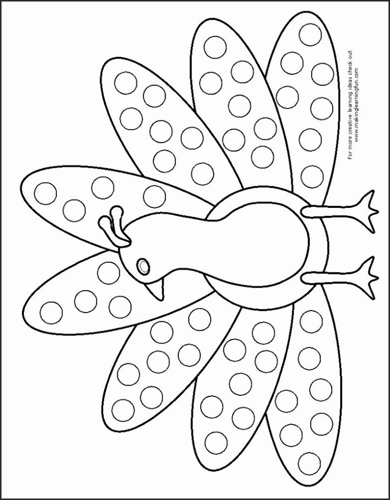 Dot Art Printables Animals