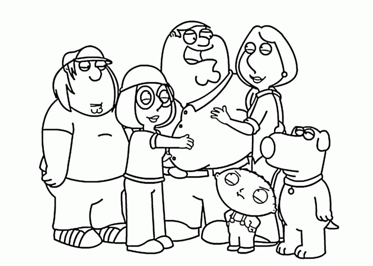 Family Guy Coloring Pages