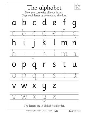 Preschool Writing Worksheets