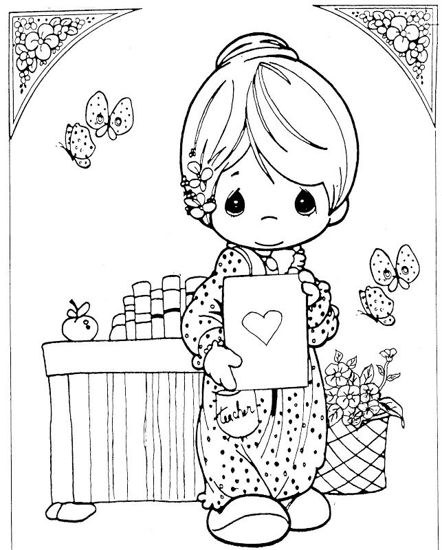 Precious Moments Coloring Pages