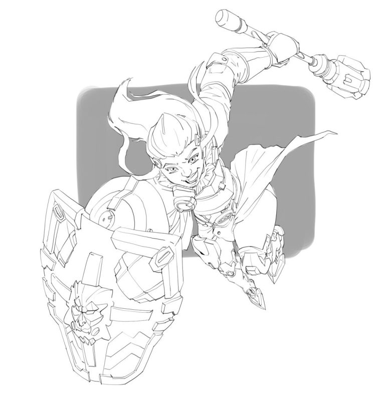 Overwatch Coloring Pages