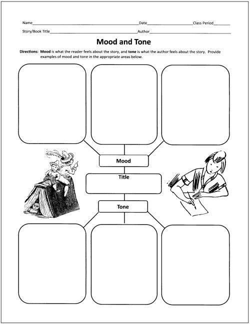 Tone And Mood Worksheet Free