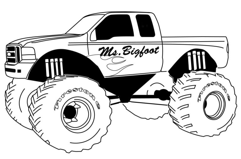 Monster Truck Coloring