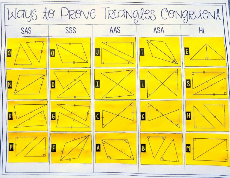 Proof Proving Triangles Congruent Worksheet