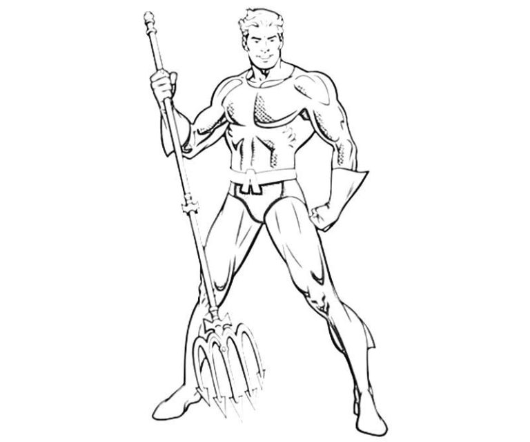 Aquaman Coloring Pages