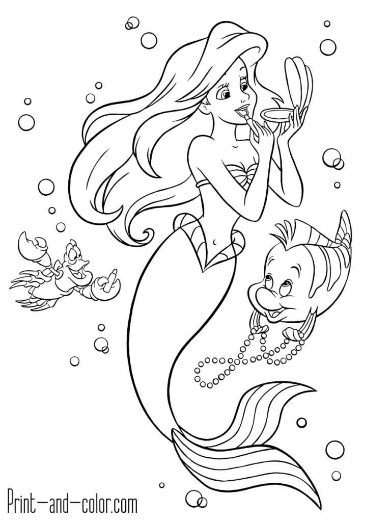 Ariel Coloring