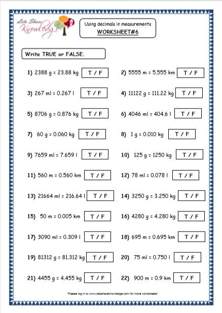 Maths Worksheet For Class 4 In Hindi