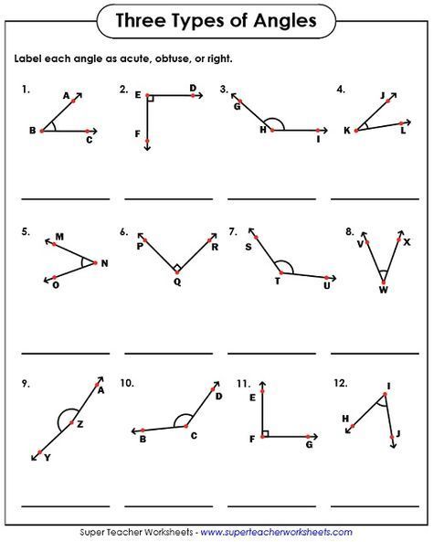 7th Grade Angles In Parallel Lines Worksheet