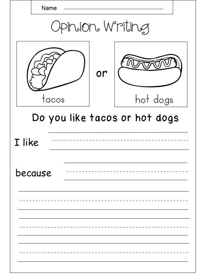 1st Grade Writing Worksheets Printable Free