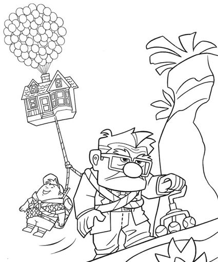 Up Coloring Pages