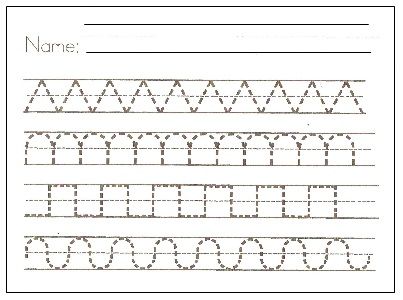 Handwriting Worksheets For Kindergarten