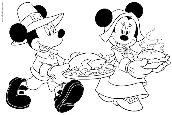 Thanksgiving Pictures To Color