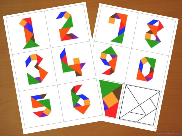 Worksheet Tangram Puzzles Printable