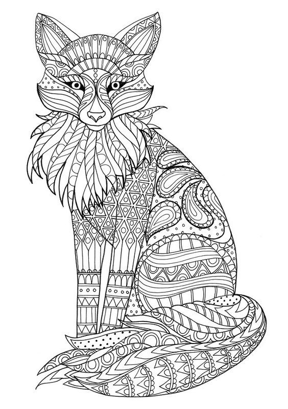 Zentangle Coloring Pages