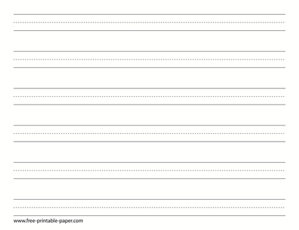 Handwriting Practice Paper Pdf