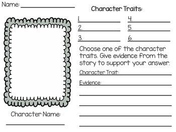 Characterization Worksheet Answers