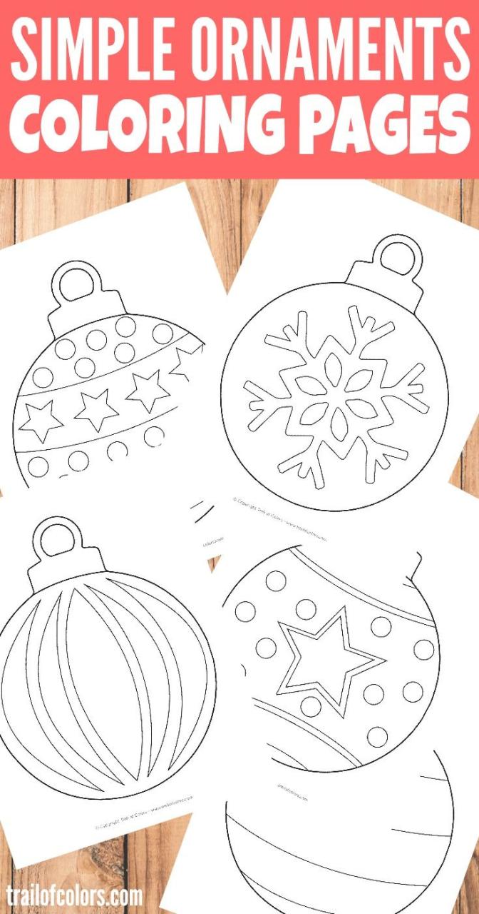 Ornament Coloring Pages