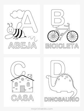 Spanish Alphabet Worksheets Free