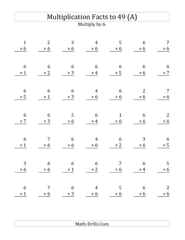 Printable Math Drills Addition