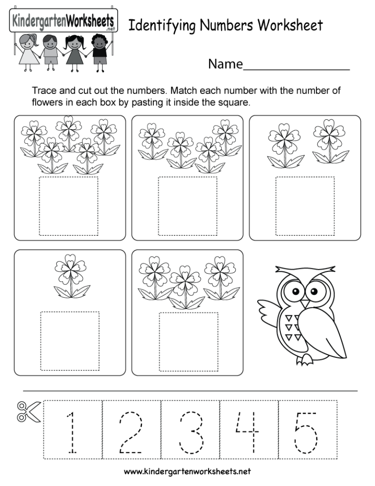 Number Worksheets For Kids Preschool