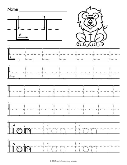 Letter Tracing Worksheets Free