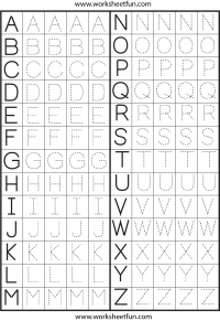 Kindergarten Alphabet Worksheets A-z