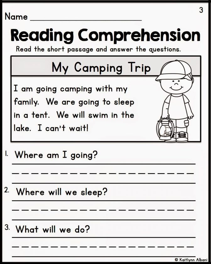 First Grade 1st Grade Reading Comprehension Worksheets Multiple Choice