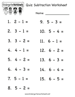 Kindergarten Worksheets Math Printable