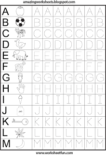 Tracing Letters For Kids Pdf